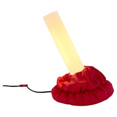 Lámpara de mesa Cloche roja de De Pas, Durbino y Lomazzi para Sirrah, años 80