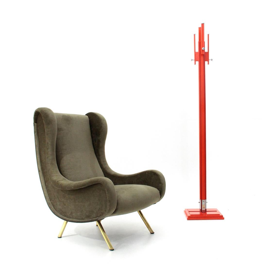 Red Coat Rack by Carlo de Carli for Fiarm, 1960s 3