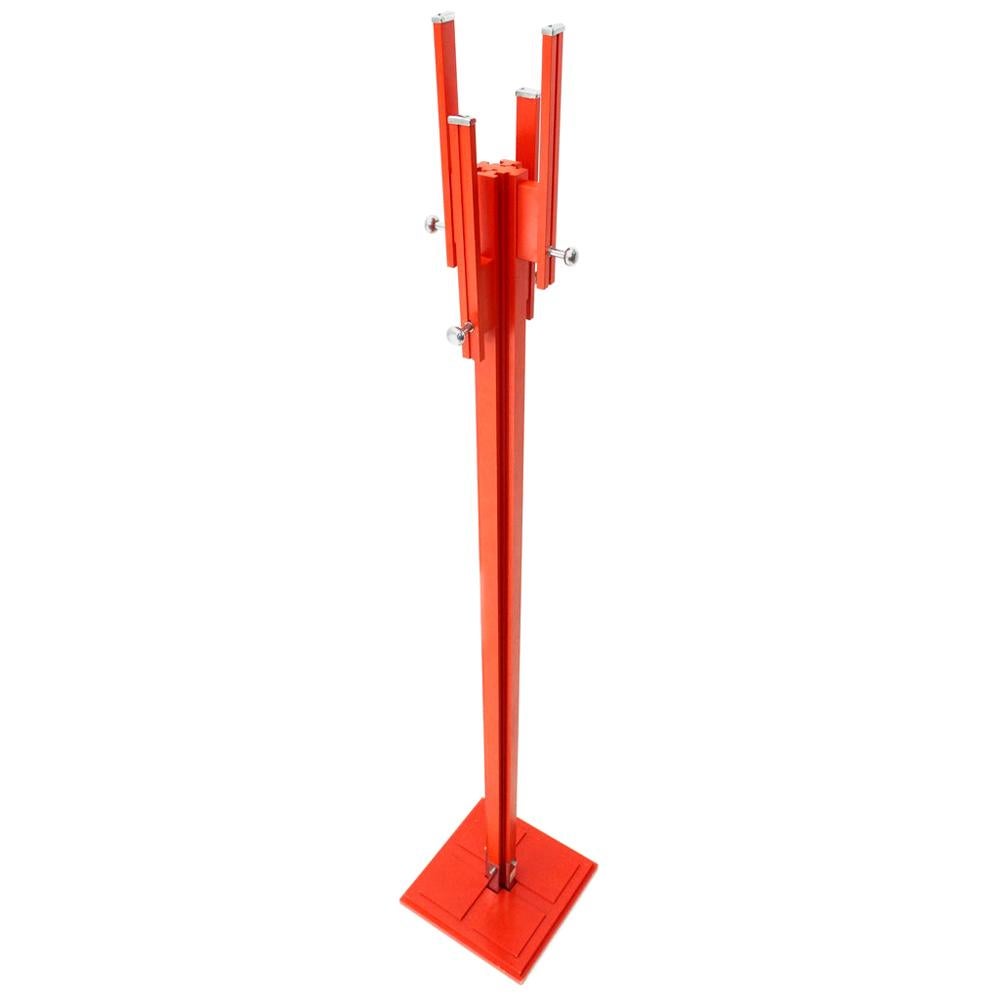 Red Coat Rack by Carlo de Carli for Fiarm, 1960s