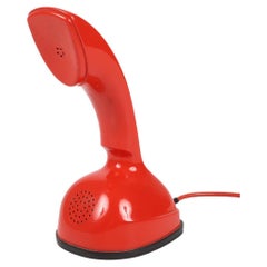 Vintage Red Cobra Table Phone, Ericofon by LM Ericsson