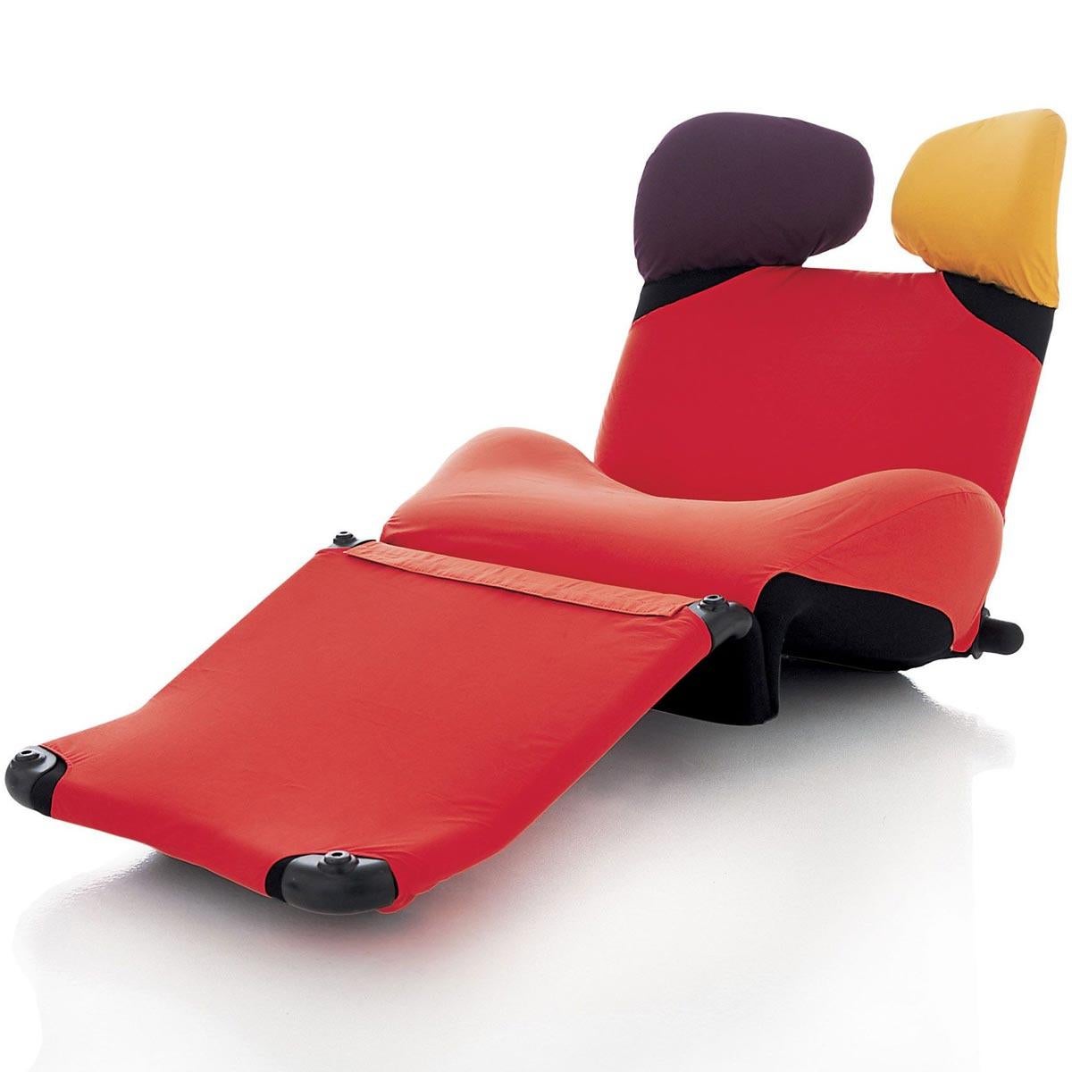 Red Combination Wink Armchair by Toshiyuki Kita for Cassina For Sale 11