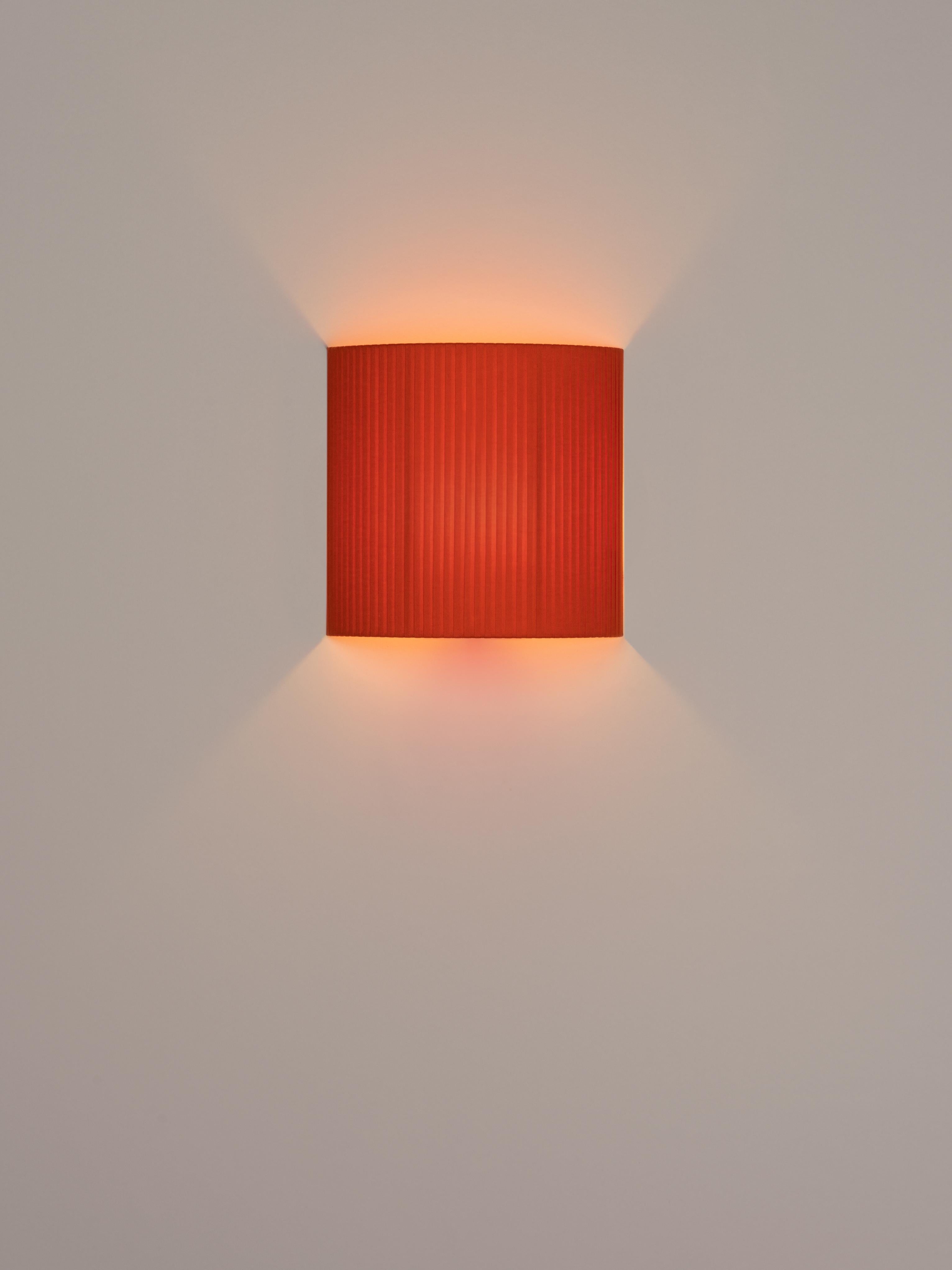 Modern Red Comodín Cuadrado Wall Lamp by Santa & Cole For Sale