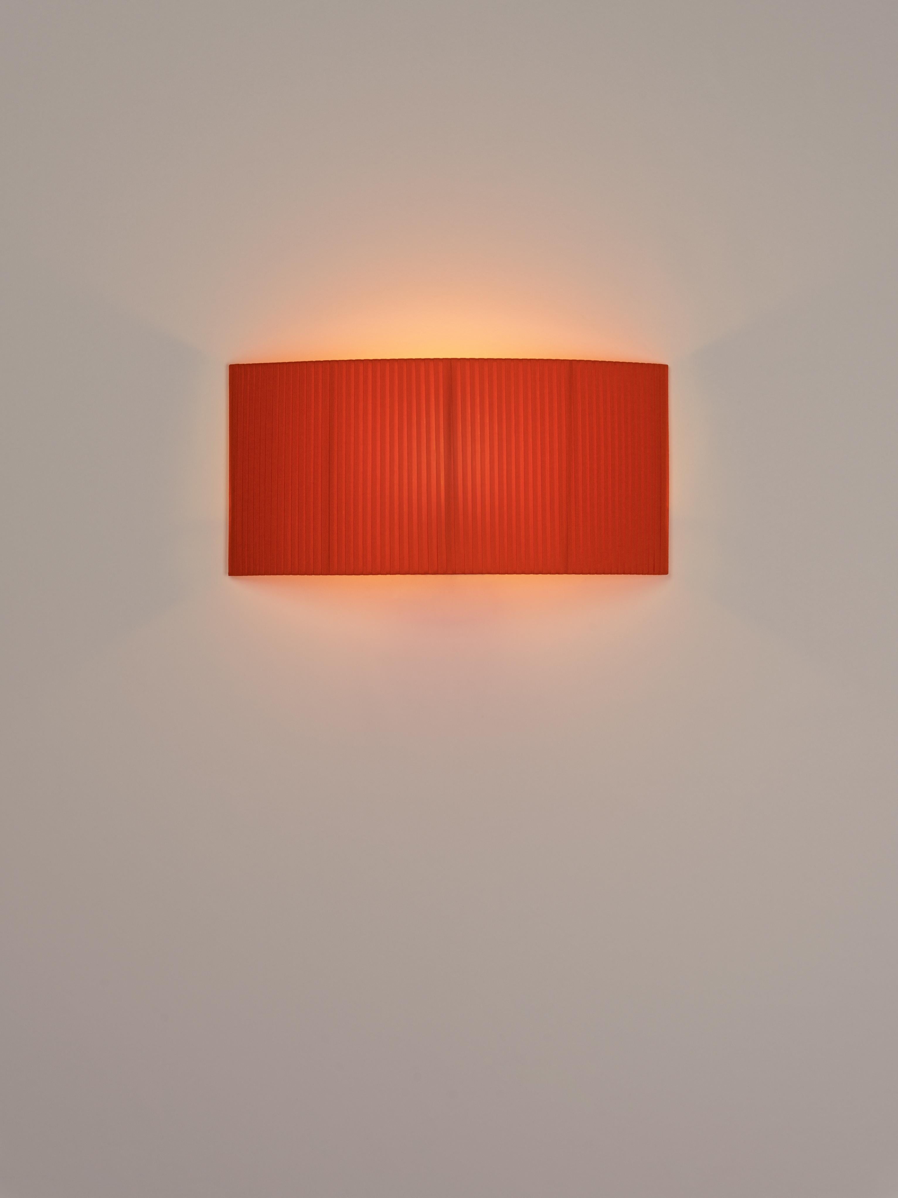 Modern Red Comodín Rectangular Wall Lamp by Santa & Cole For Sale