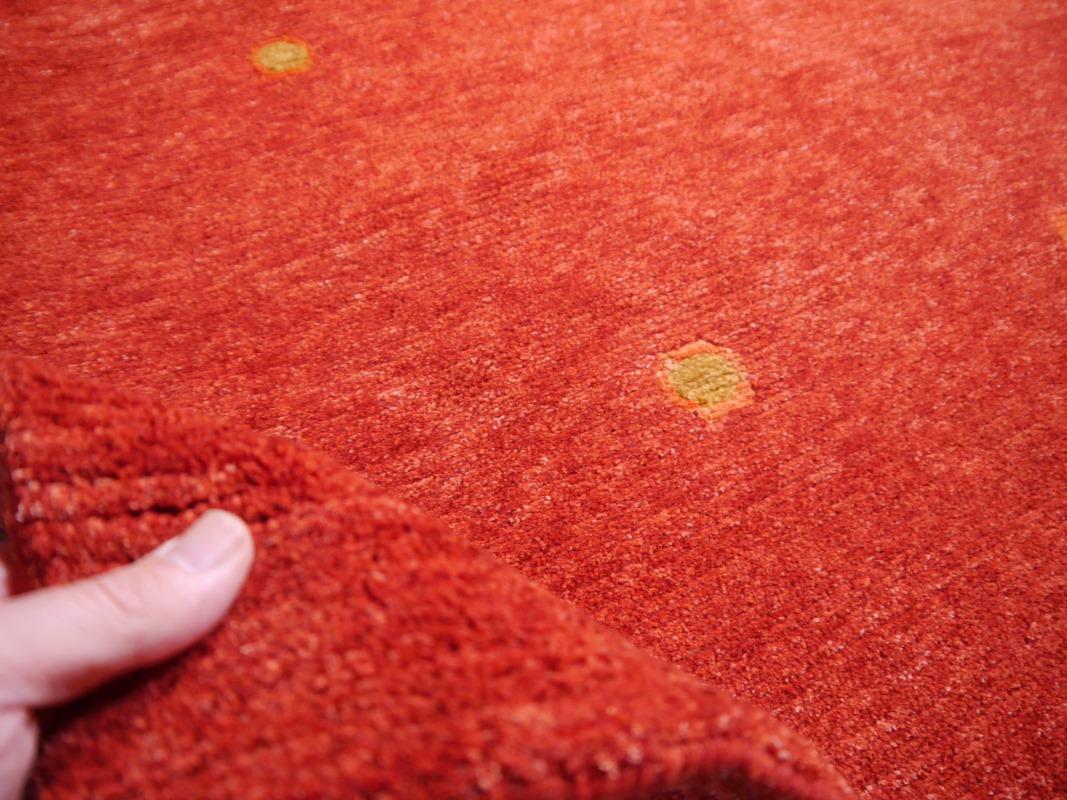 Rot Contemporary Design Teppich Handgeknüpft Wolle und Seide Djoharian Collection im Angebot 4