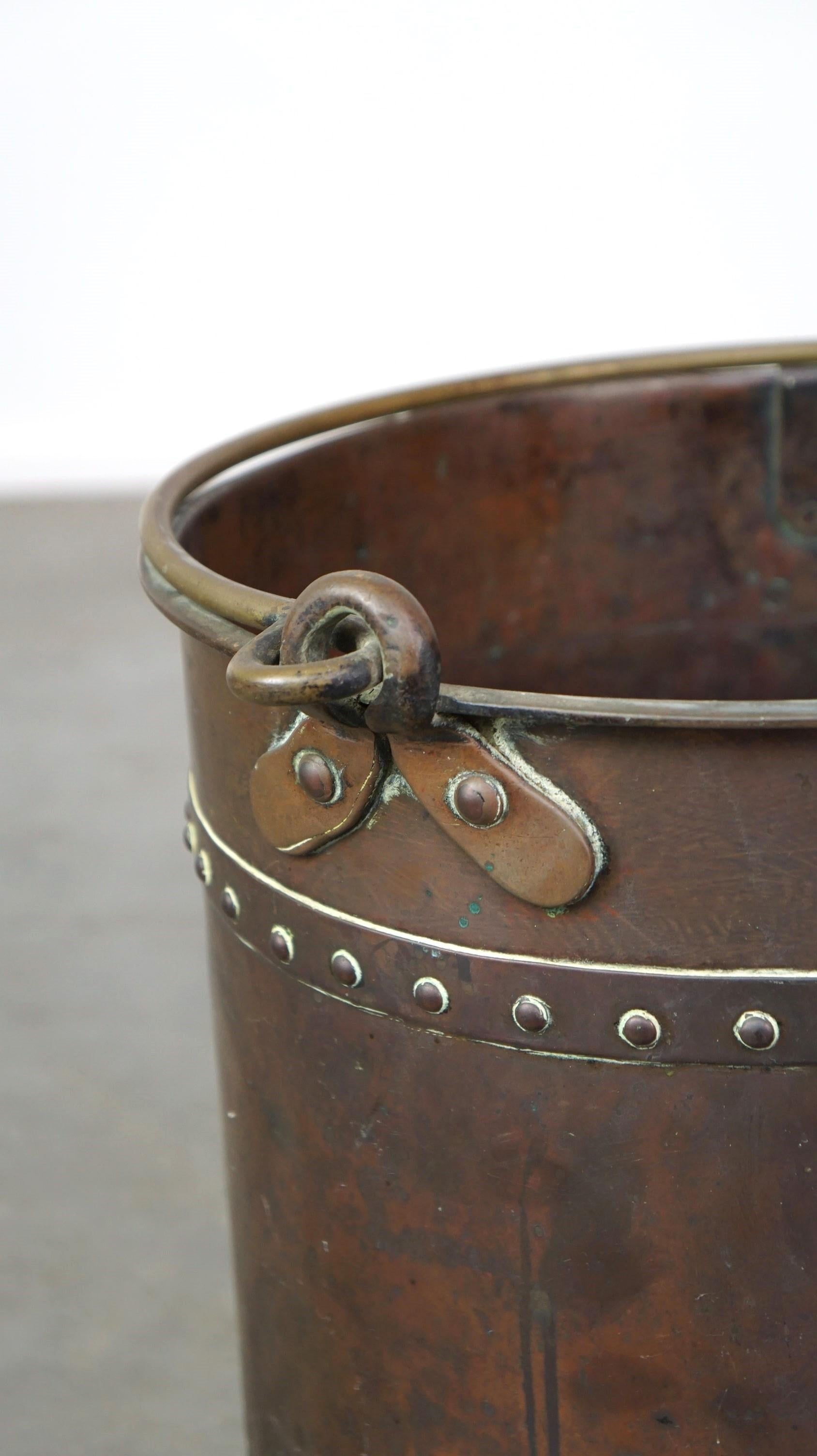 Red copper kettle/ hearth bucket/ flower pot 5