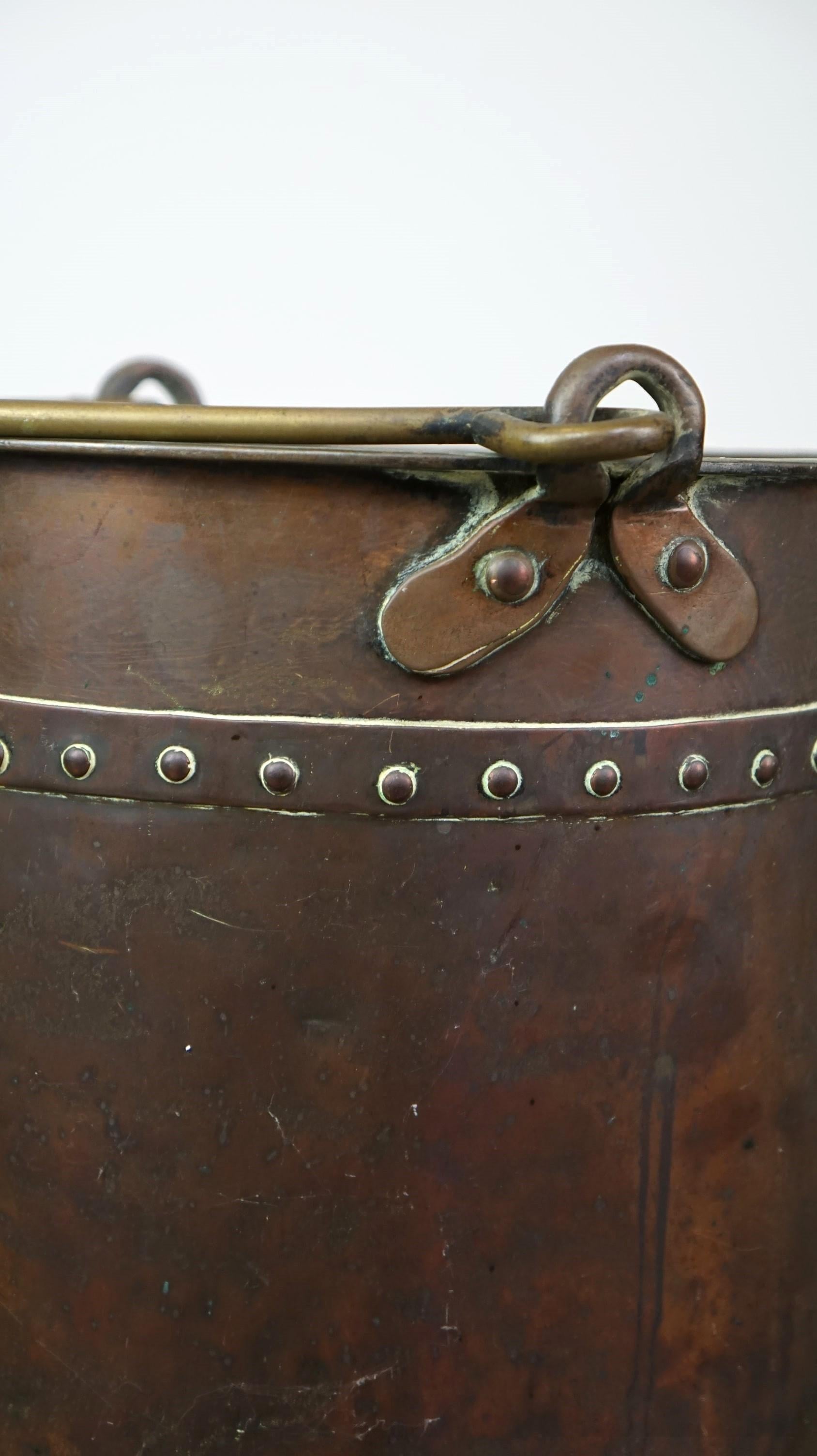 Red copper kettle/ hearth bucket/ flower pot 2