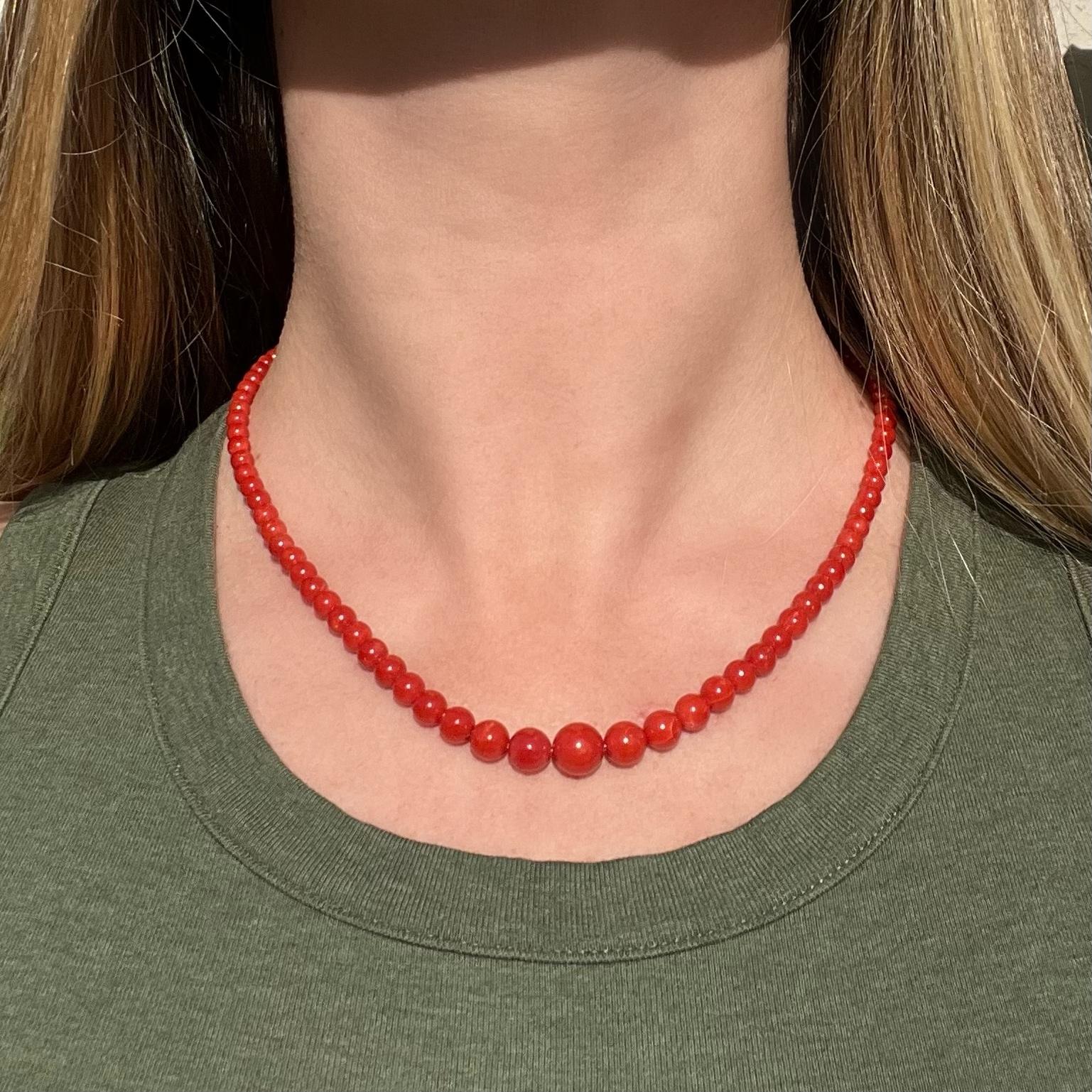 red coral necklaces