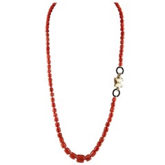 Red Coral Rubies Onyx Rings Mother of Pearl Butterfly Rose Gold Silver Necklace