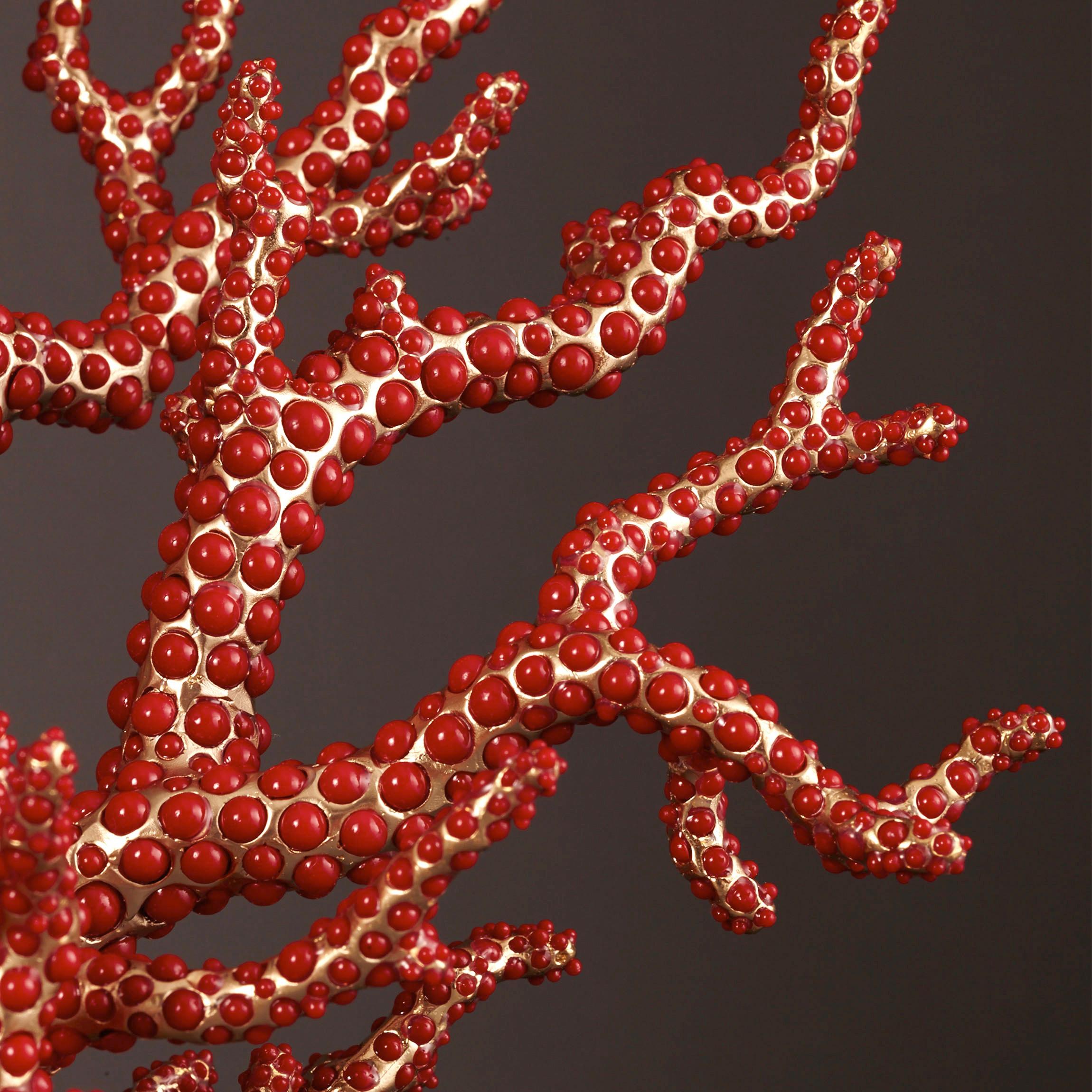 Portuguese Red Coral Sculpture For Sale