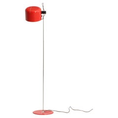 Red Coupé Floor Lamp by Joe Colombo for Oluce