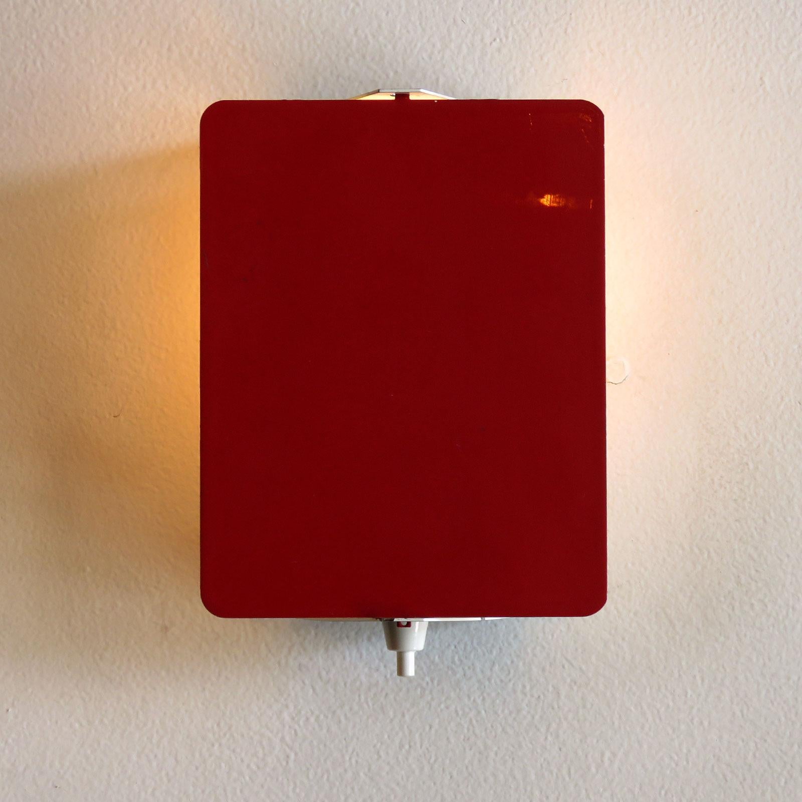 Red CP-1 Wall Lights by Charlotte Perriand, 1960 For Sale 1