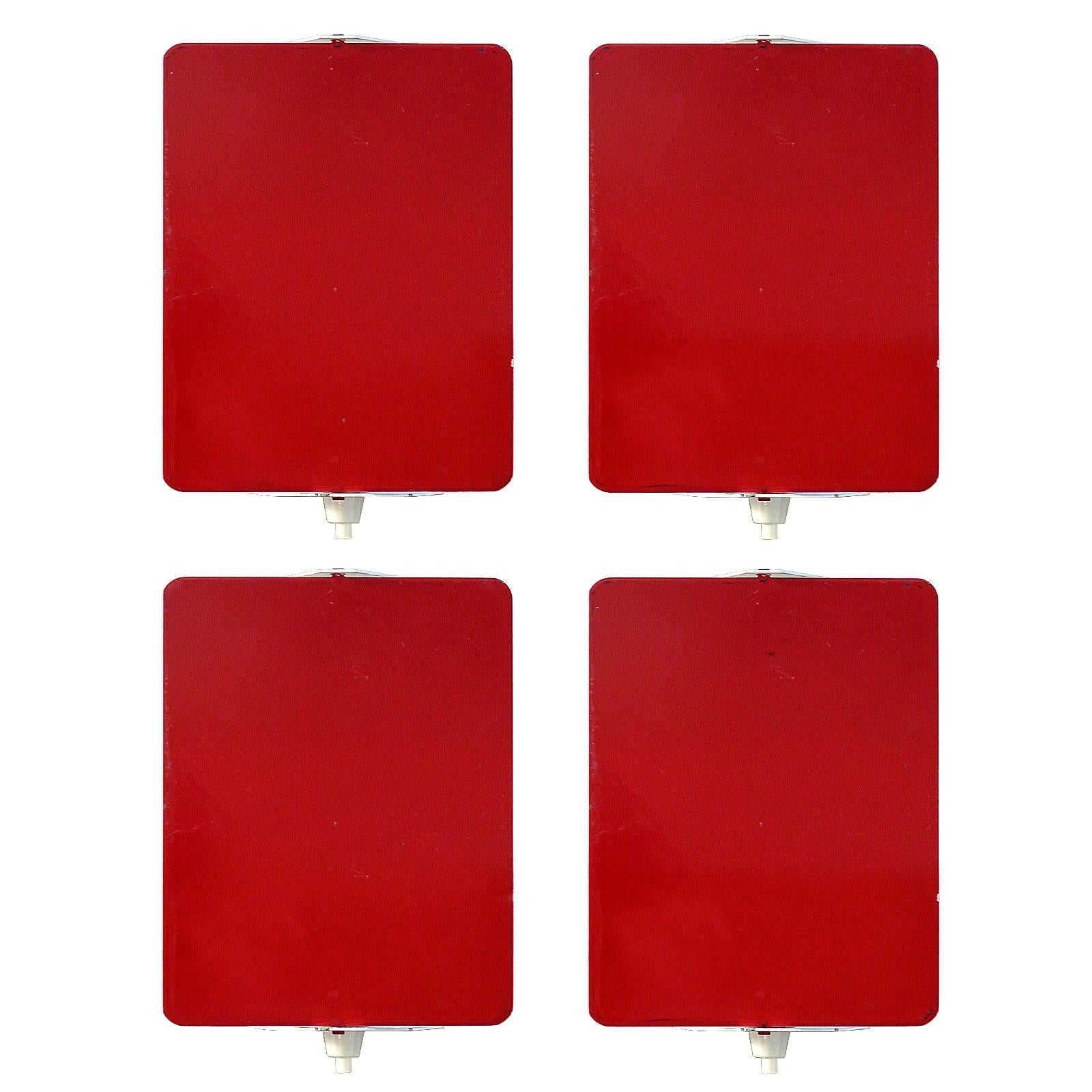 Rote CP-1 Wall Lights von Charlotte Perriand, 1960