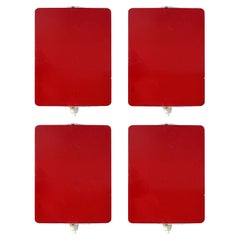 Lampade da parete CP-1 rosse di Charlotte Perriand, 1960