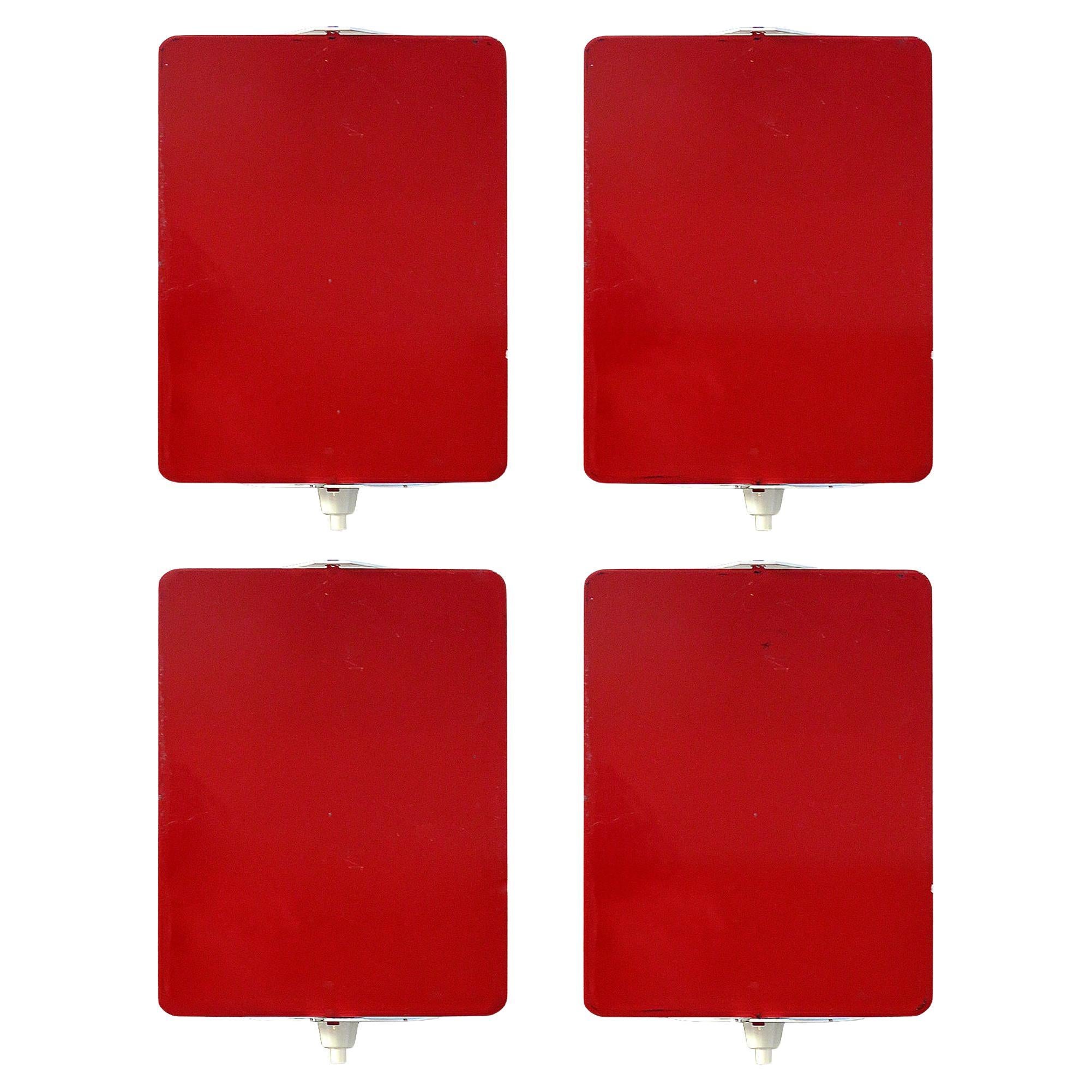 Red CP-1 Wall Lights by Charlotte Perriand, 1960 in vendita