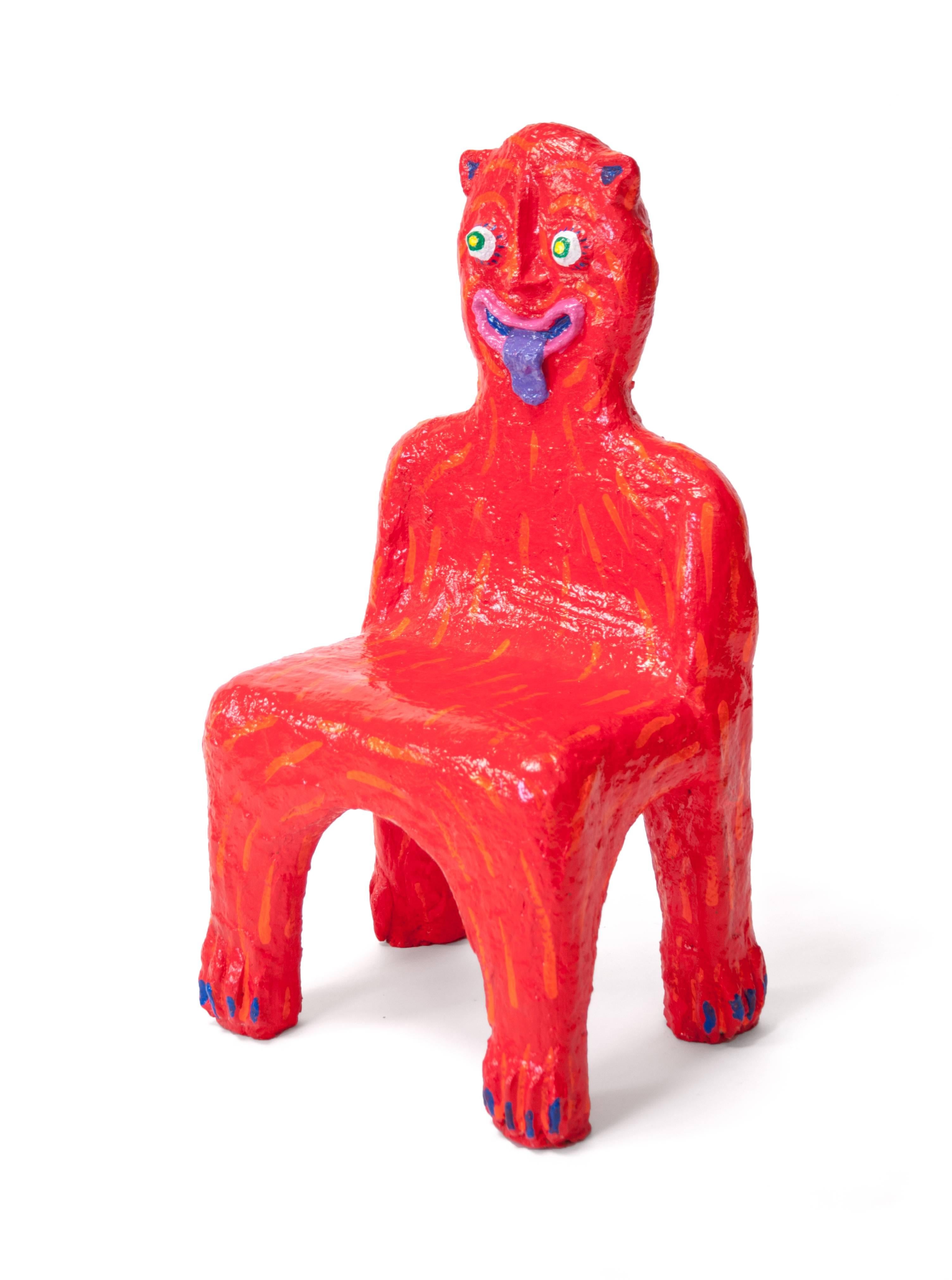 Red creature child chair by Brett Douglas Hunter, USA, 2018

Red creature child chair
Brett Douglas hunter, USA, 2018
Papercrete, foam, wire
Measures: H 30 in, W 16 in, D 12 in. Seat H 13 in