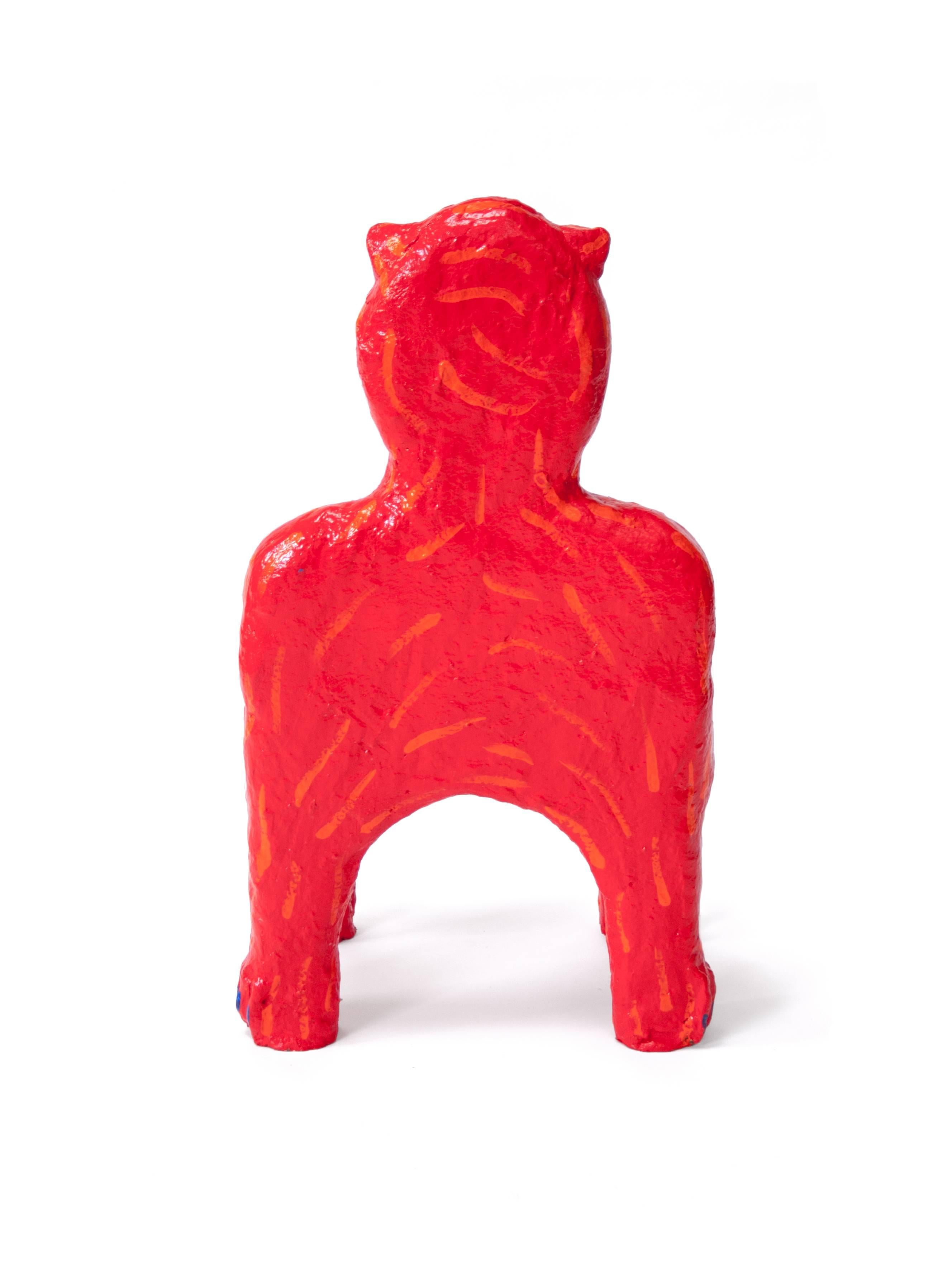 Red Creature Child Chair by Brett Douglas Hunter, USA, 2018 In Excellent Condition For Sale In New York, NY