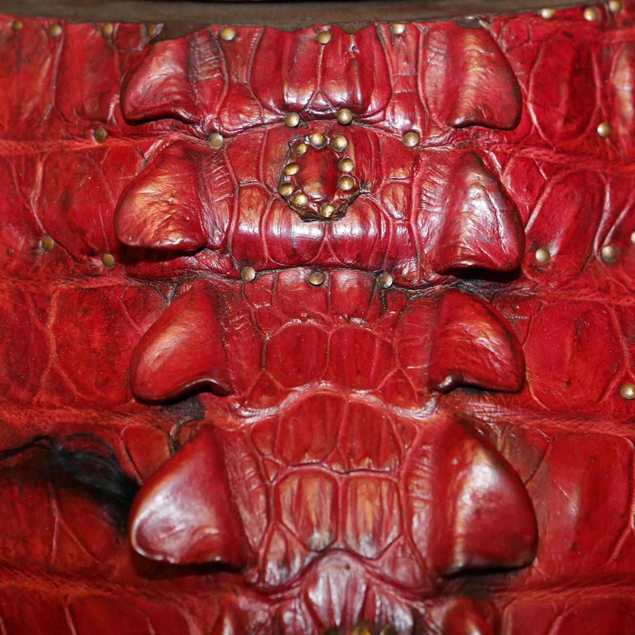 Red Aligator Chest of Drawers 2