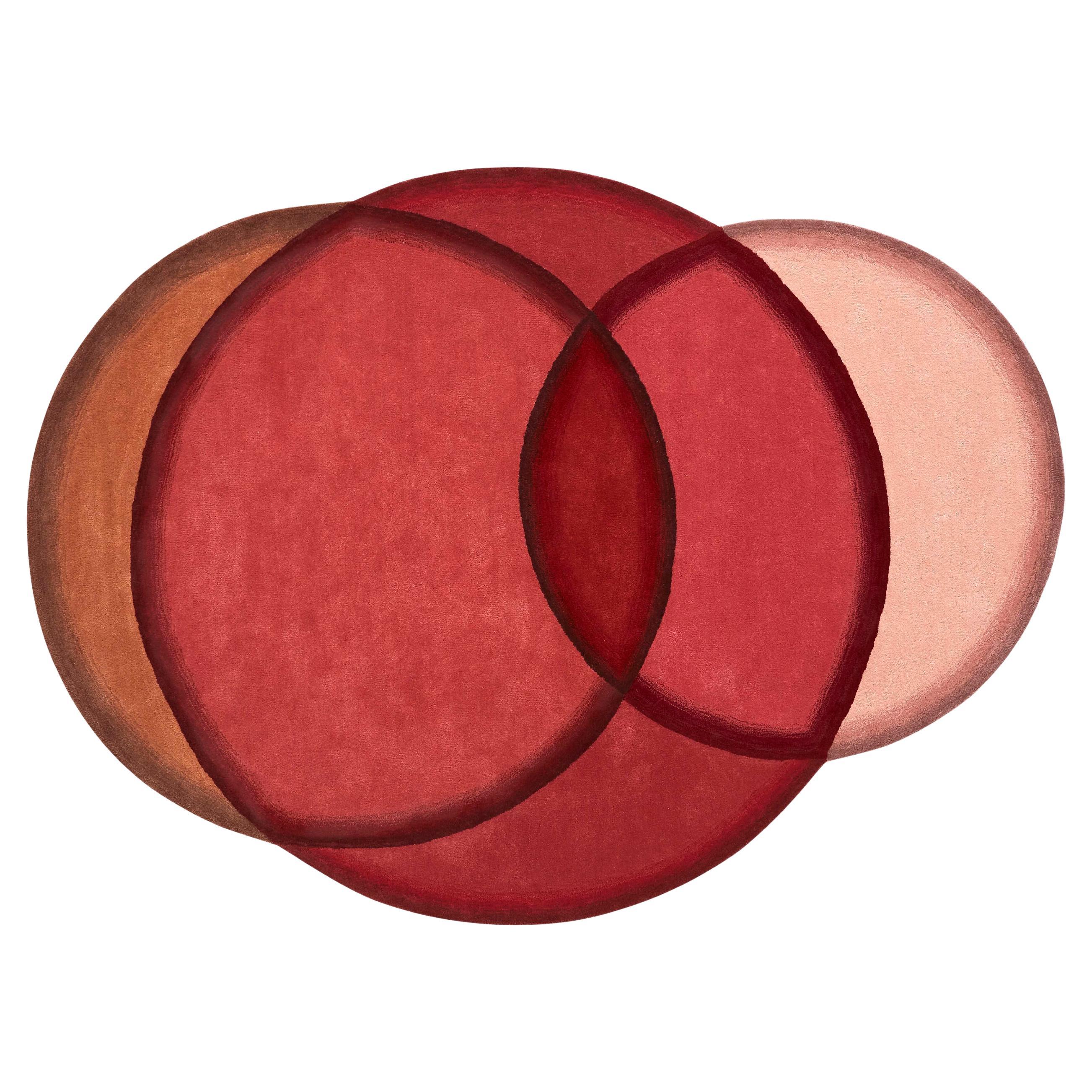 Red Crystal Rug by Gandia Blasco For Sale