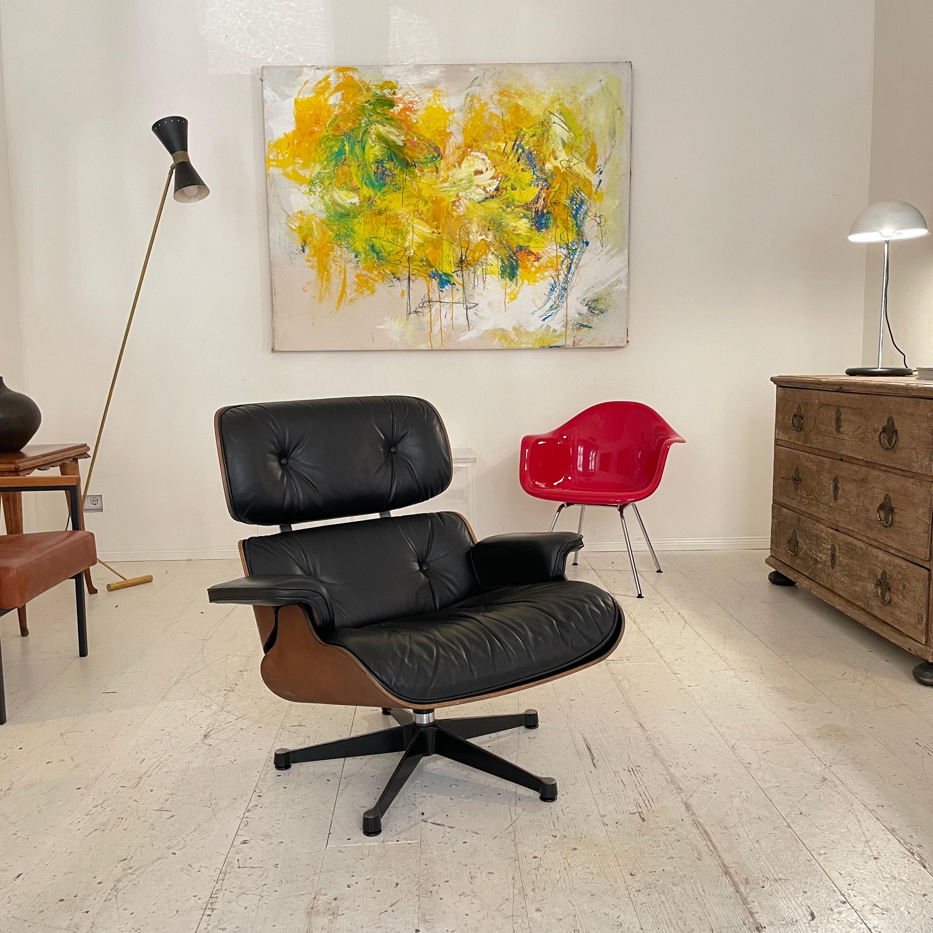 Red Dax Lounge Armchair by Charles & Ray Eames for Fehlbaum / Herman Miller 1966 For Sale 9