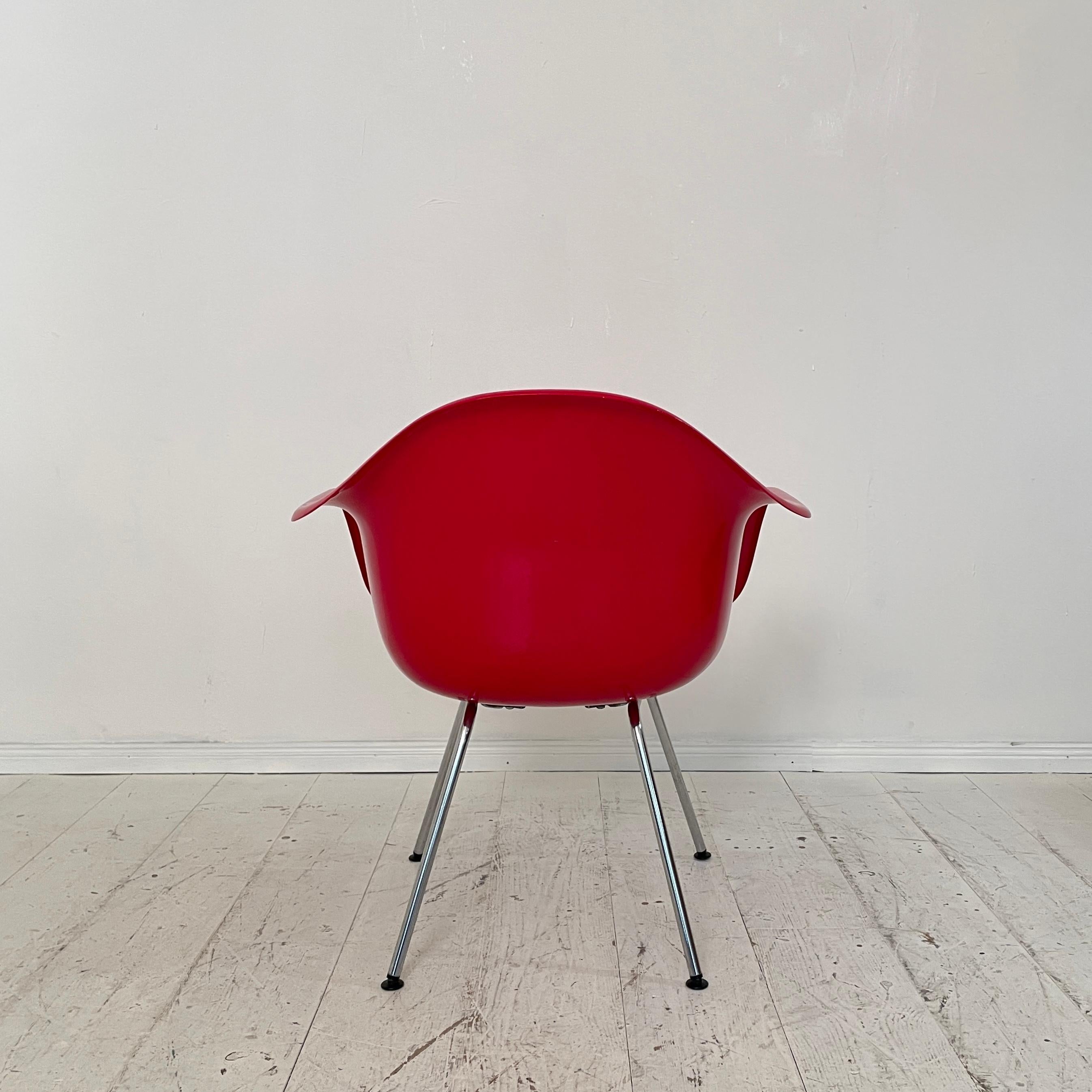 Red Dax Lounge Armchair by Charles & Ray Eames for Fehlbaum / Herman Miller 1966 2