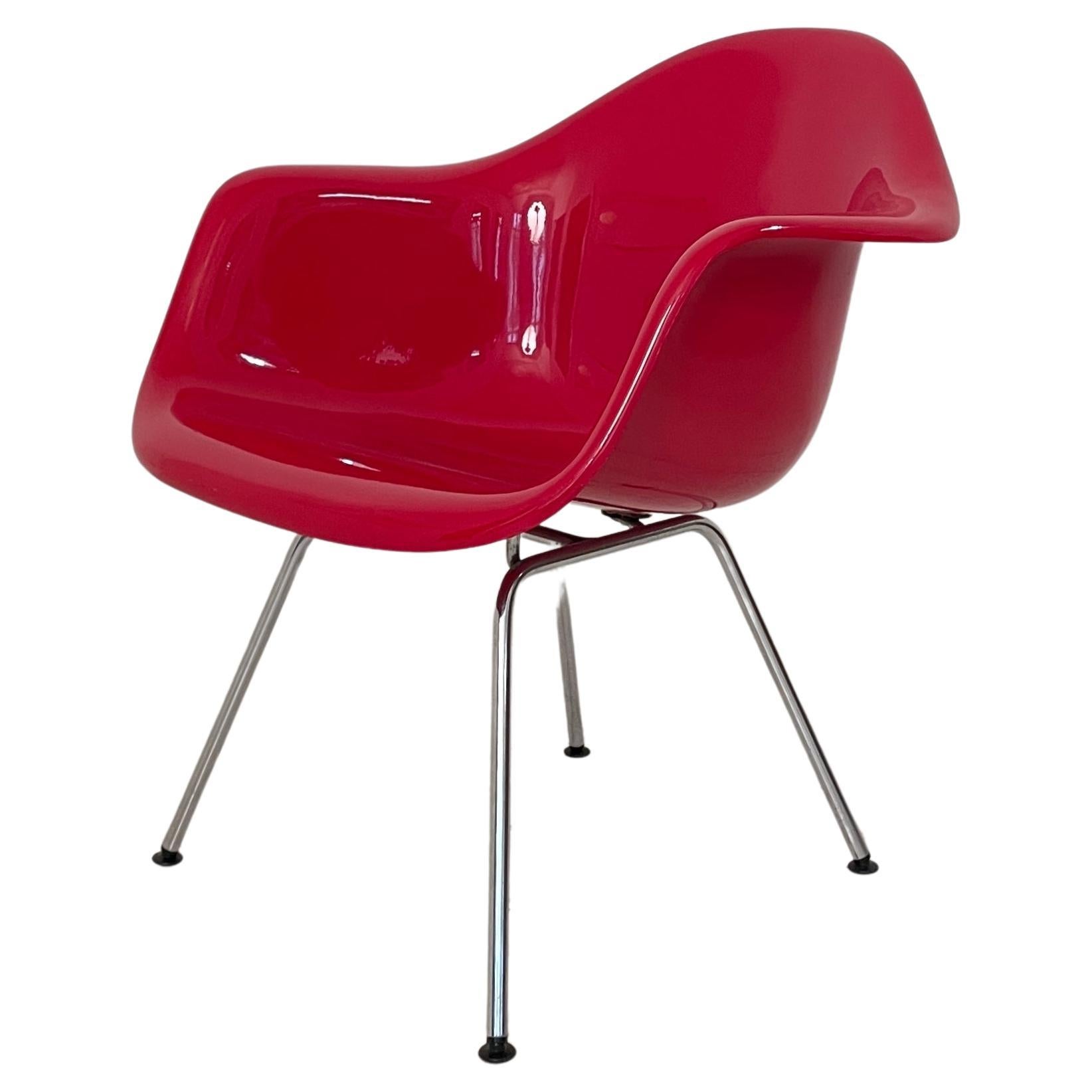 Red Dax Lounge Armchair by Charles & Ray Eames for Fehlbaum / Herman Miller 1966 For Sale