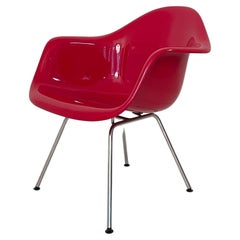 Vintage Red Dax Lounge Armchair by Charles & Ray Eames for Fehlbaum / Herman Miller 1966