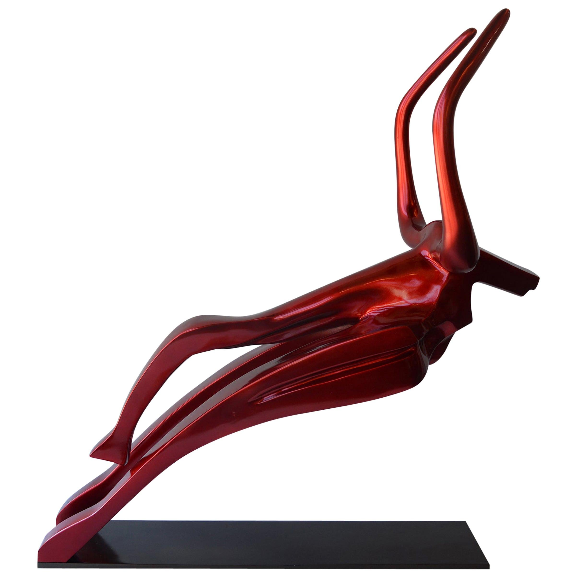 „“Red Deceive“, Skulptur von Mauricio Sorice