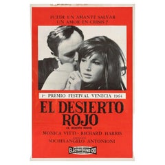 Red Desert 1965 Argentine Film Poster