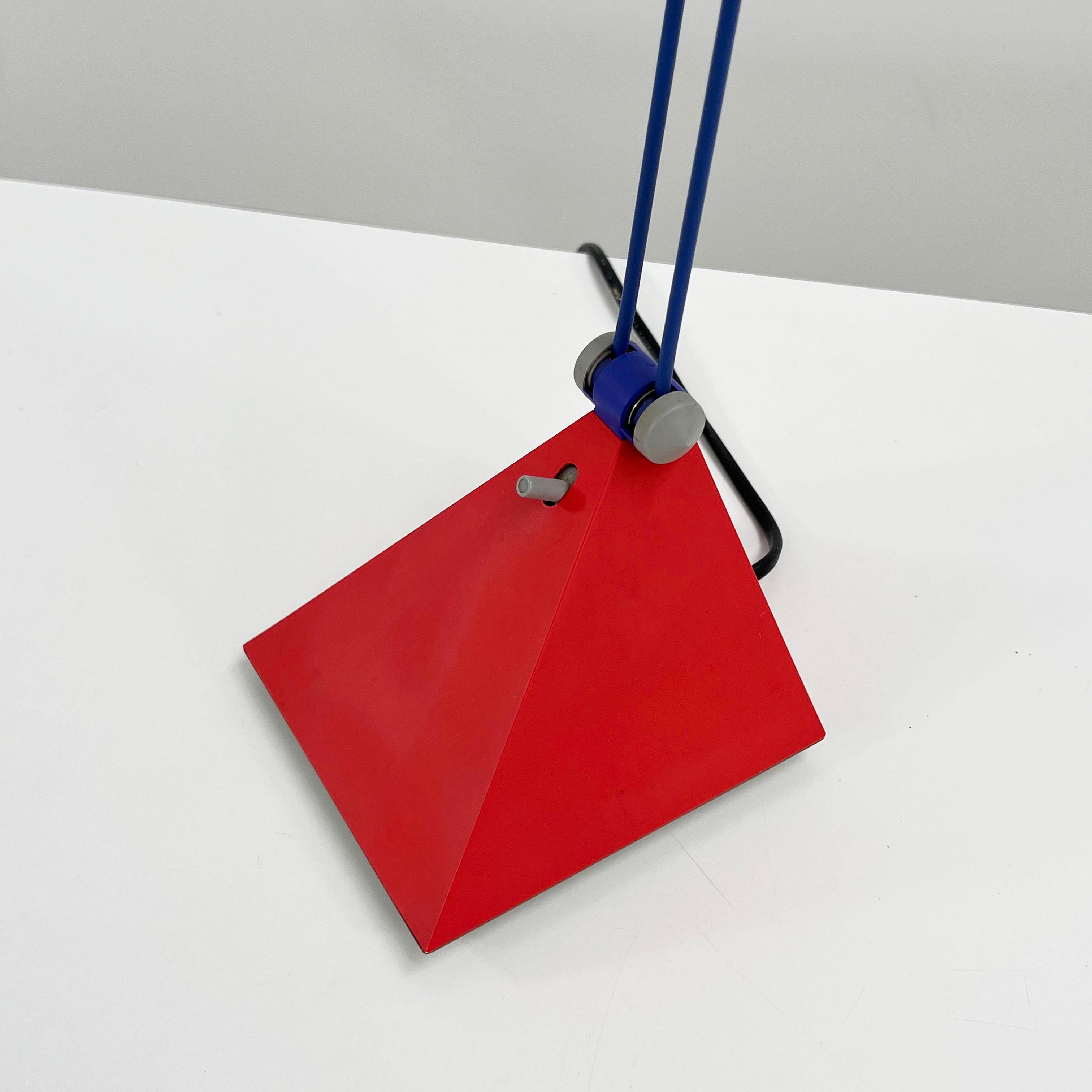 Red Desk Lamp by Lungean & Pellmann for Brilliant Leuchten Germany, 1980s 2
