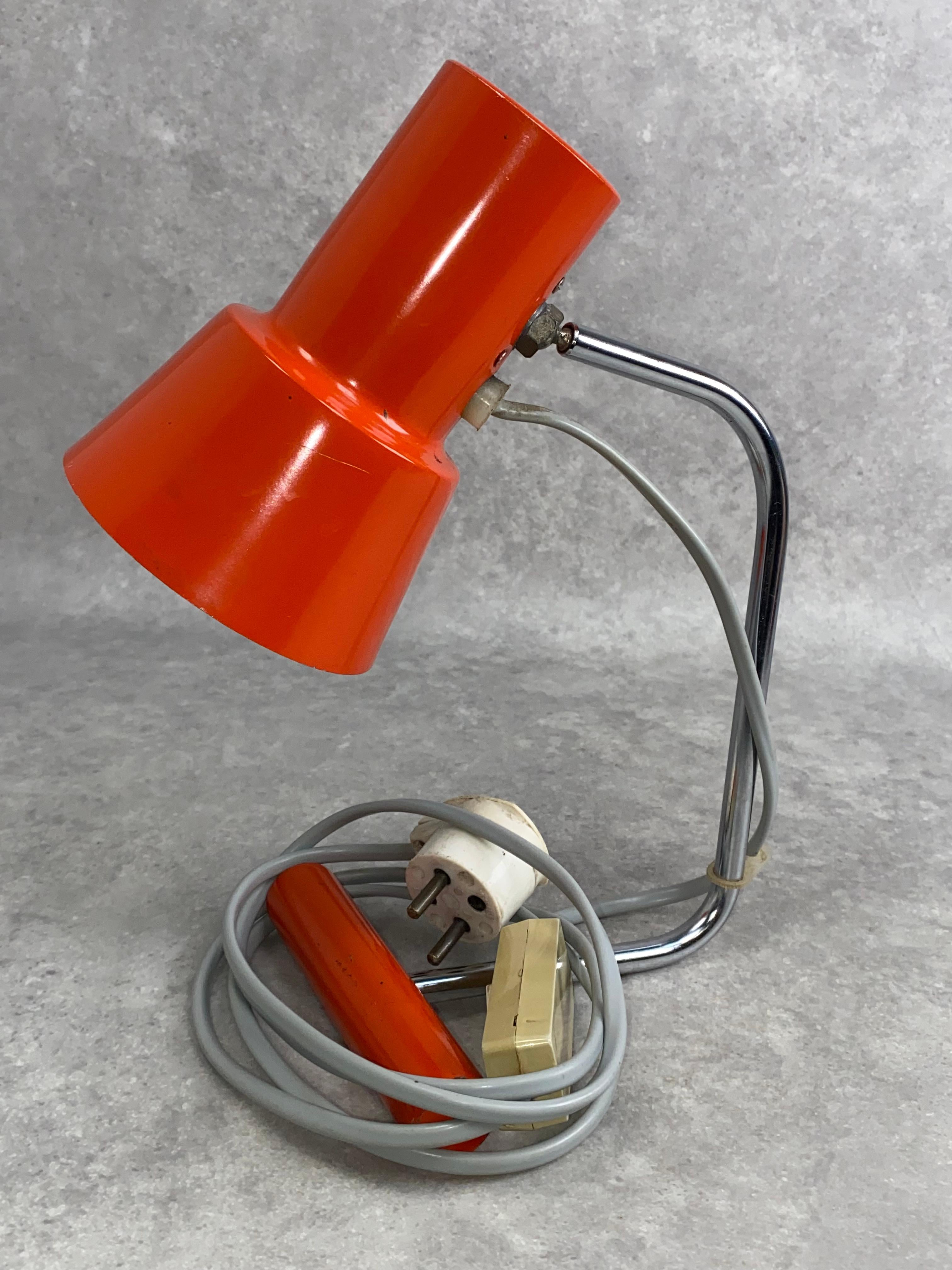 Late 20th Century Red desk lamp model 85133 by Josef Hurka For Sale