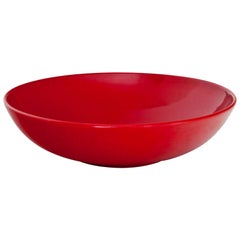 Red Dish by La Farnesiana Parma, Italy, 20th Century