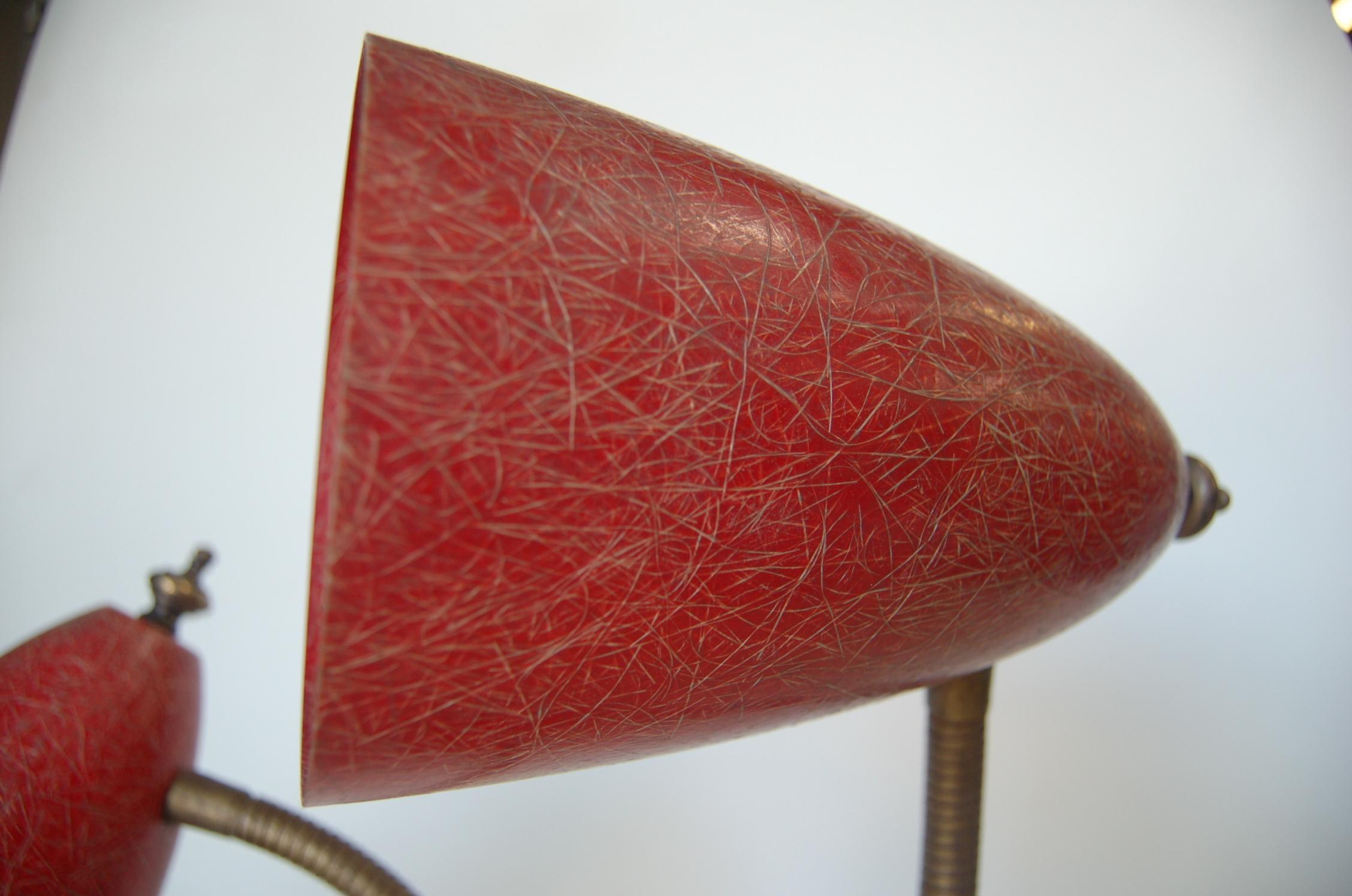 double gooseneck table lamp
