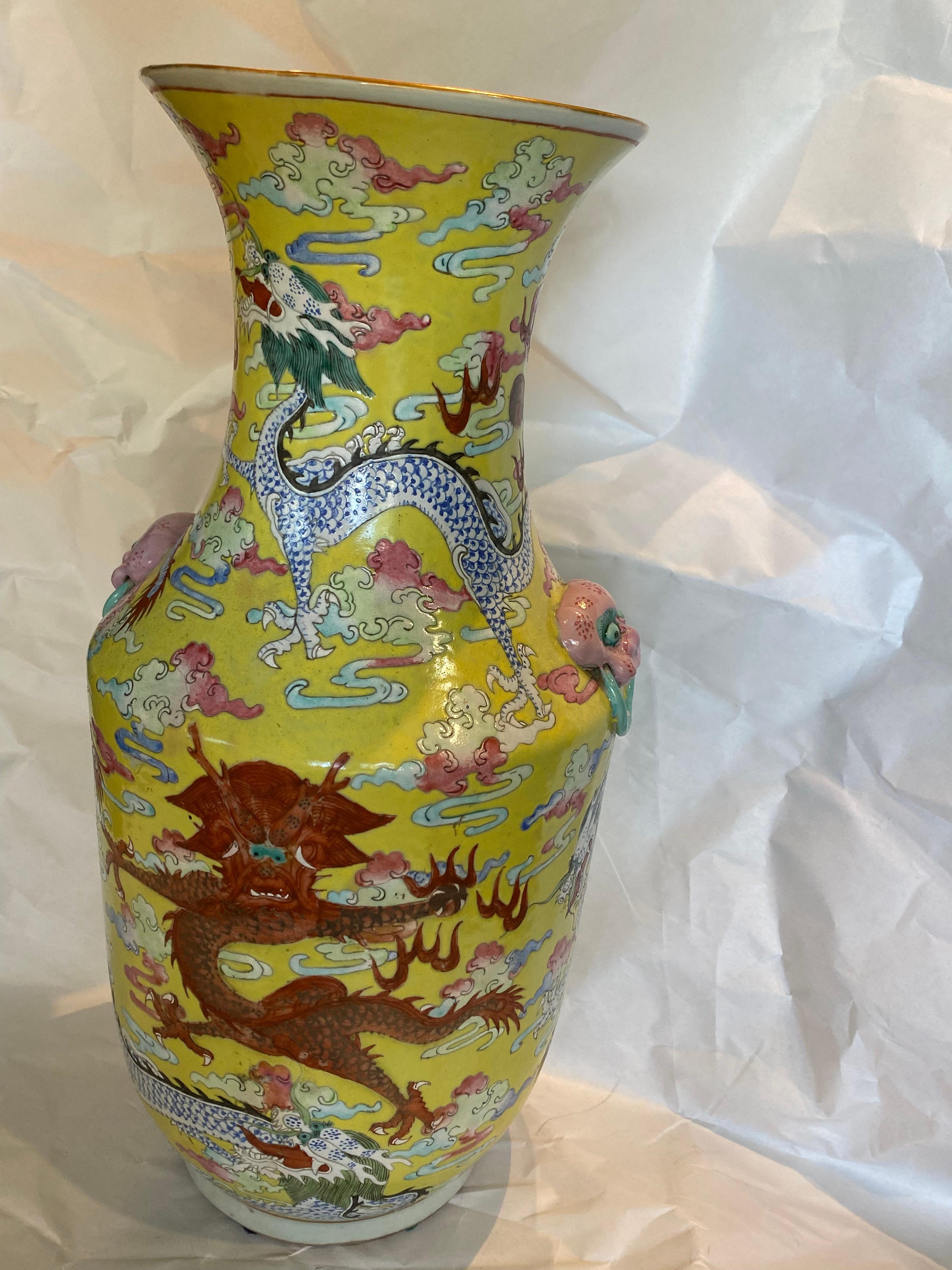 Red Dragon Vase For Sale at 1stDibs