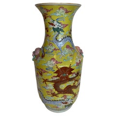 Red Dragon Vase