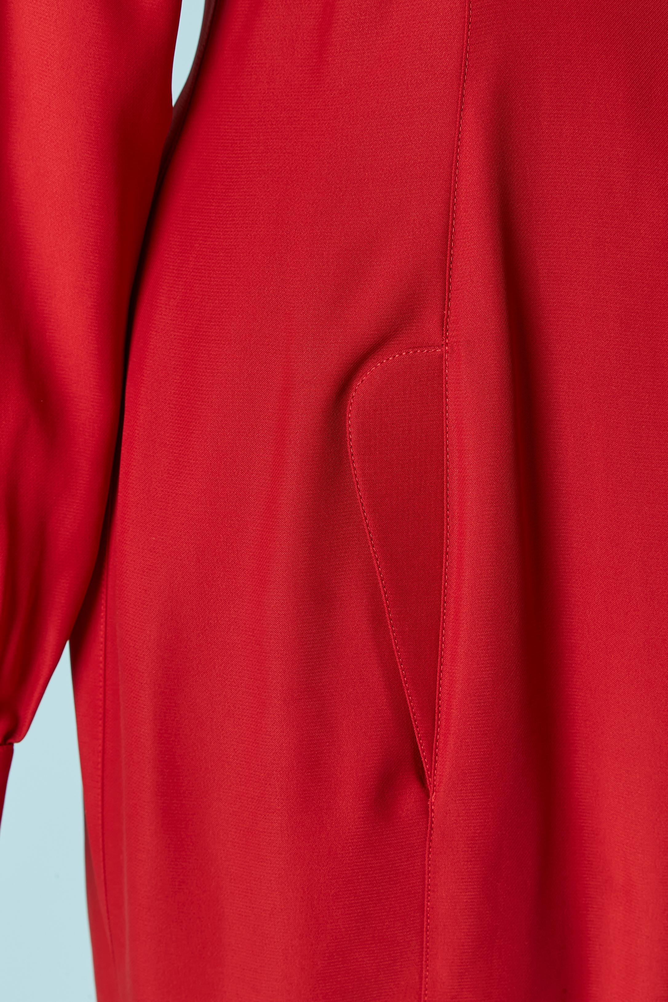 Robe rouge à découpes THIERRY MUGLER Pour femmes en vente