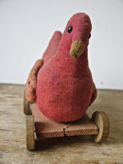 Red Duck Soft Toy French, 1920s