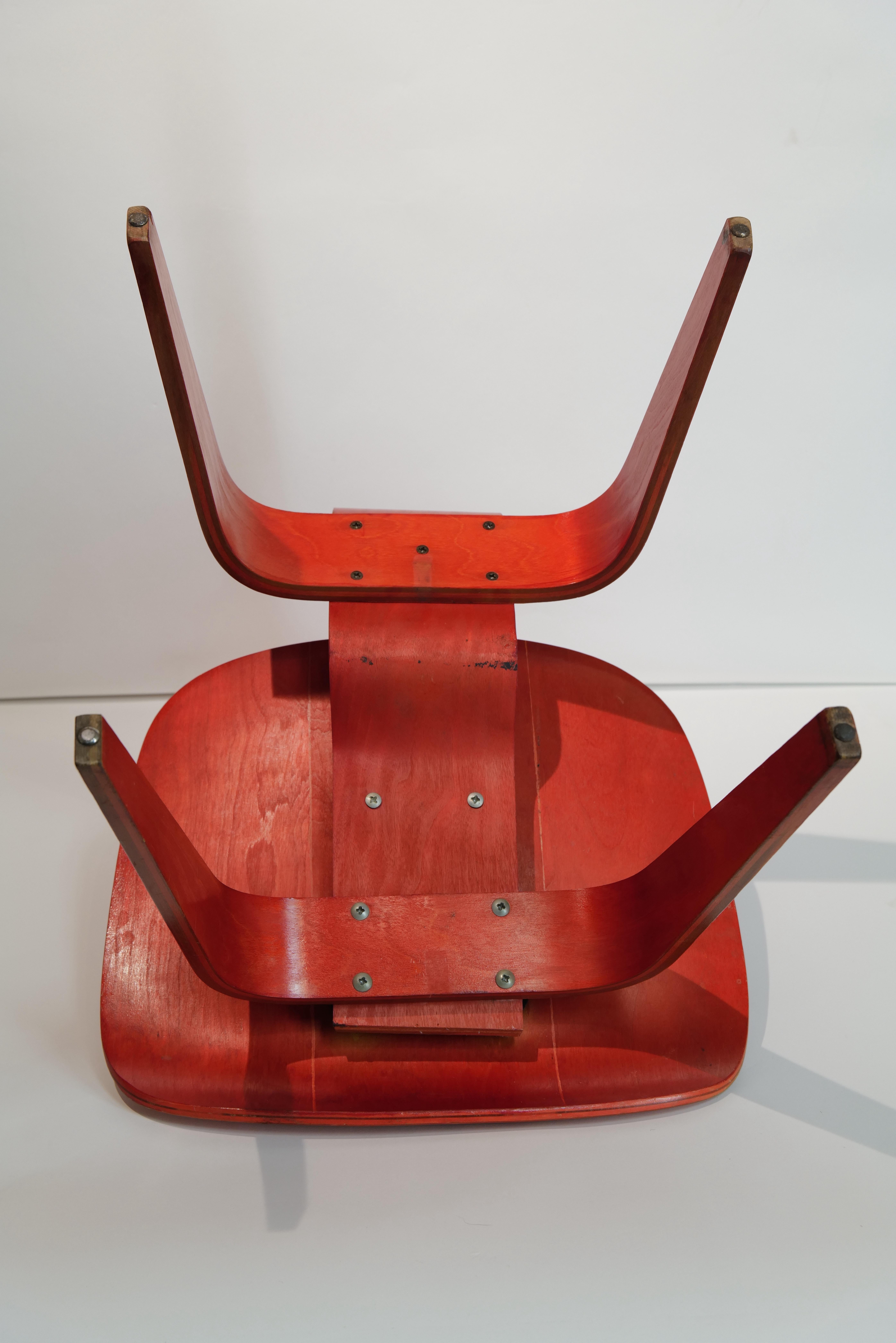 Red Eames DCW in vendita 8