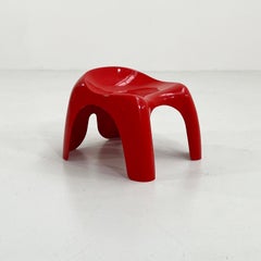 Red Efebino Stool by Stacy Dukes for Artemide, 1960s