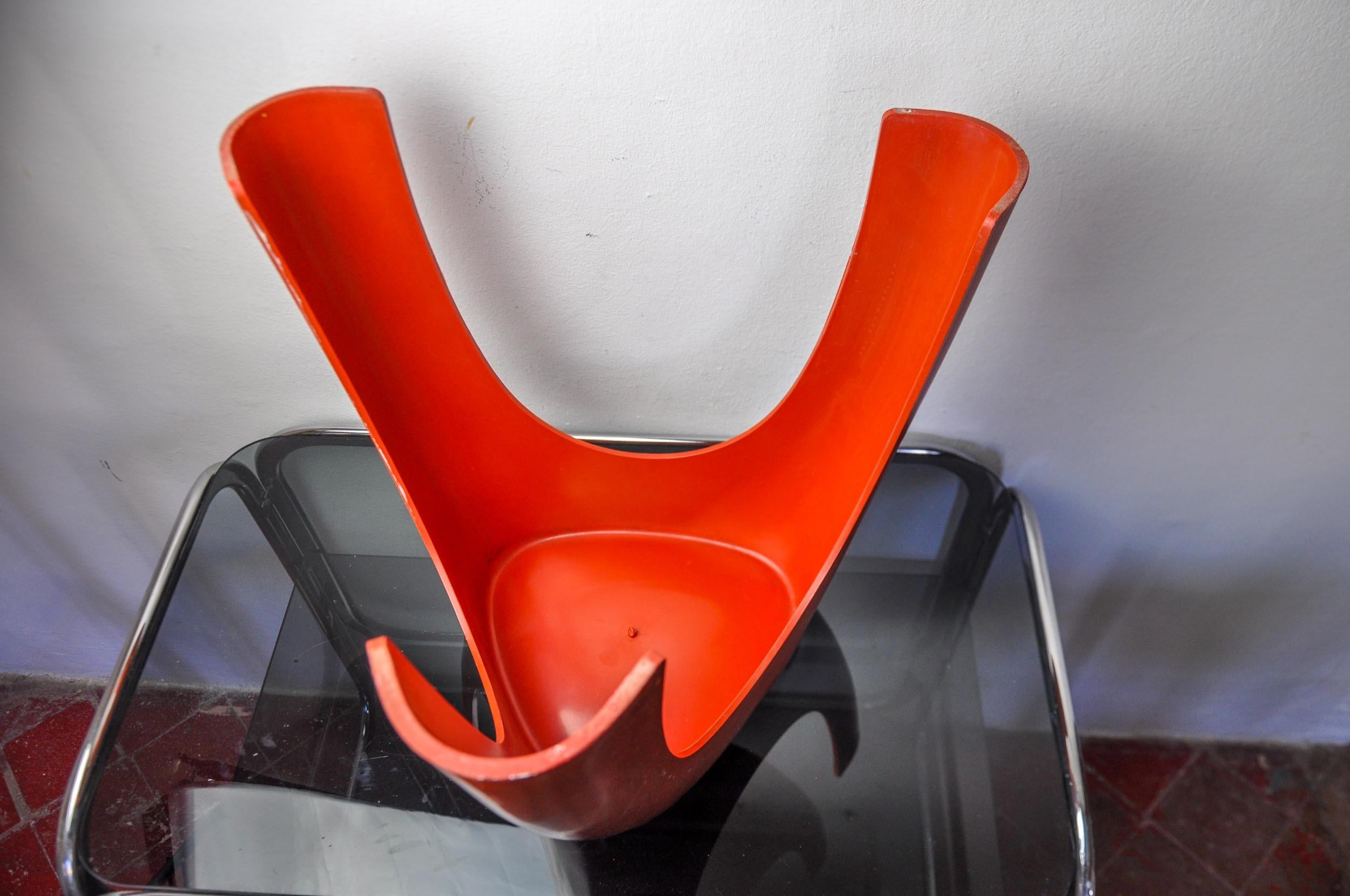 Tabouret éléphant rouge de Vilmer, Espagne, 1980 en vente 1
