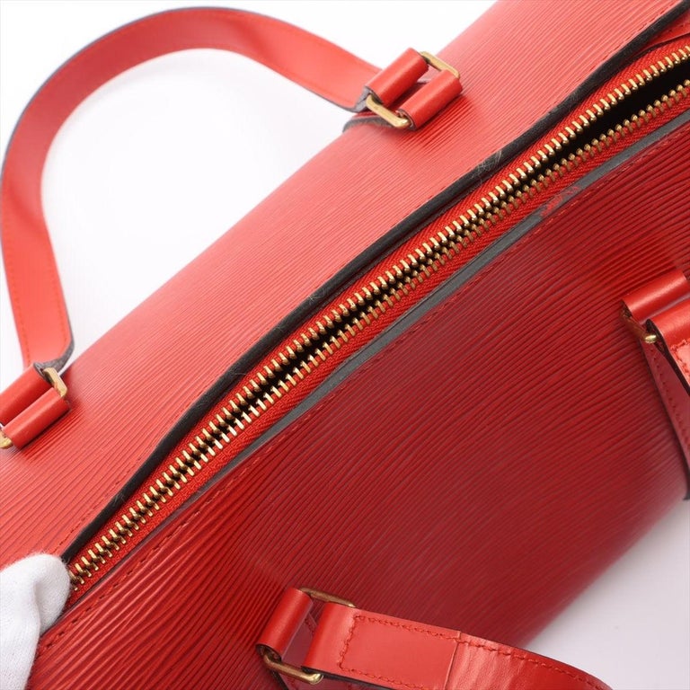 Louis Vuitton Red Epi Leather Soufflot Shoulder Bag with material epi  leather at 1stDibs