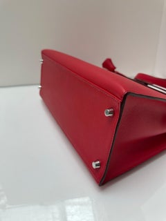 Red Epsom Sellier Kelly 35 Bag