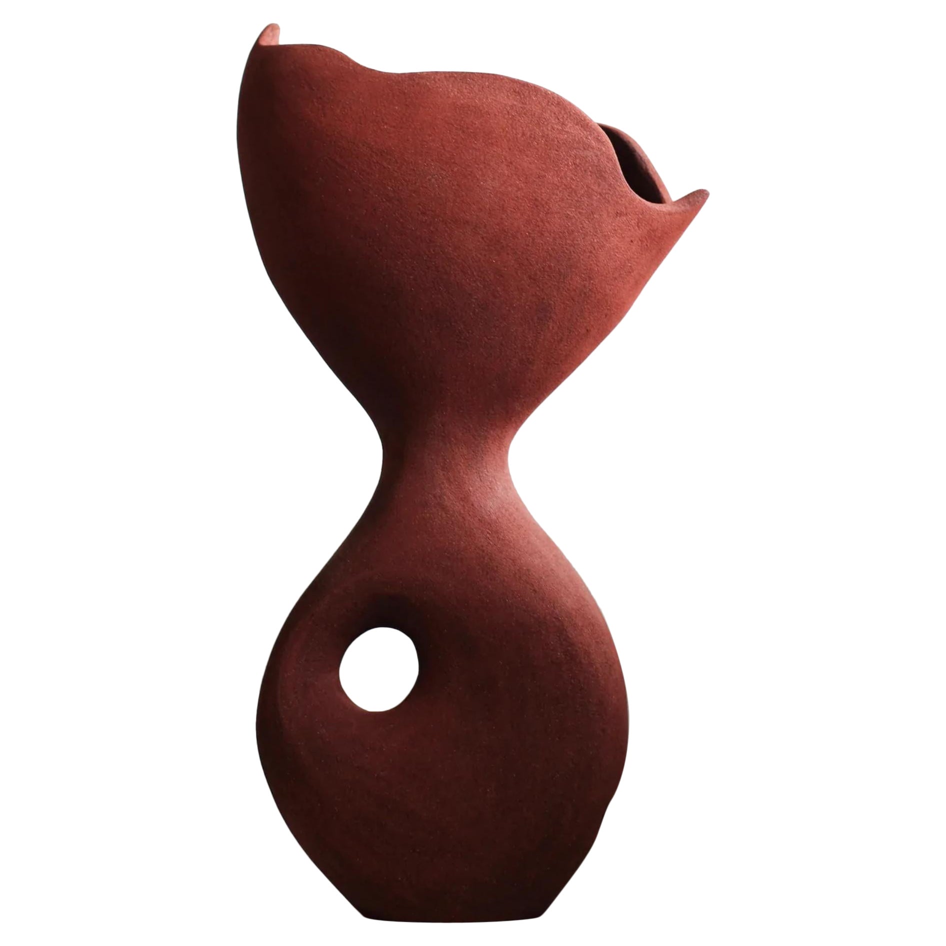 Red Exo Lamp by Abid Javed For Sale