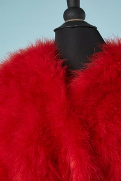 Red feather boléro Ungaro Solo Donna