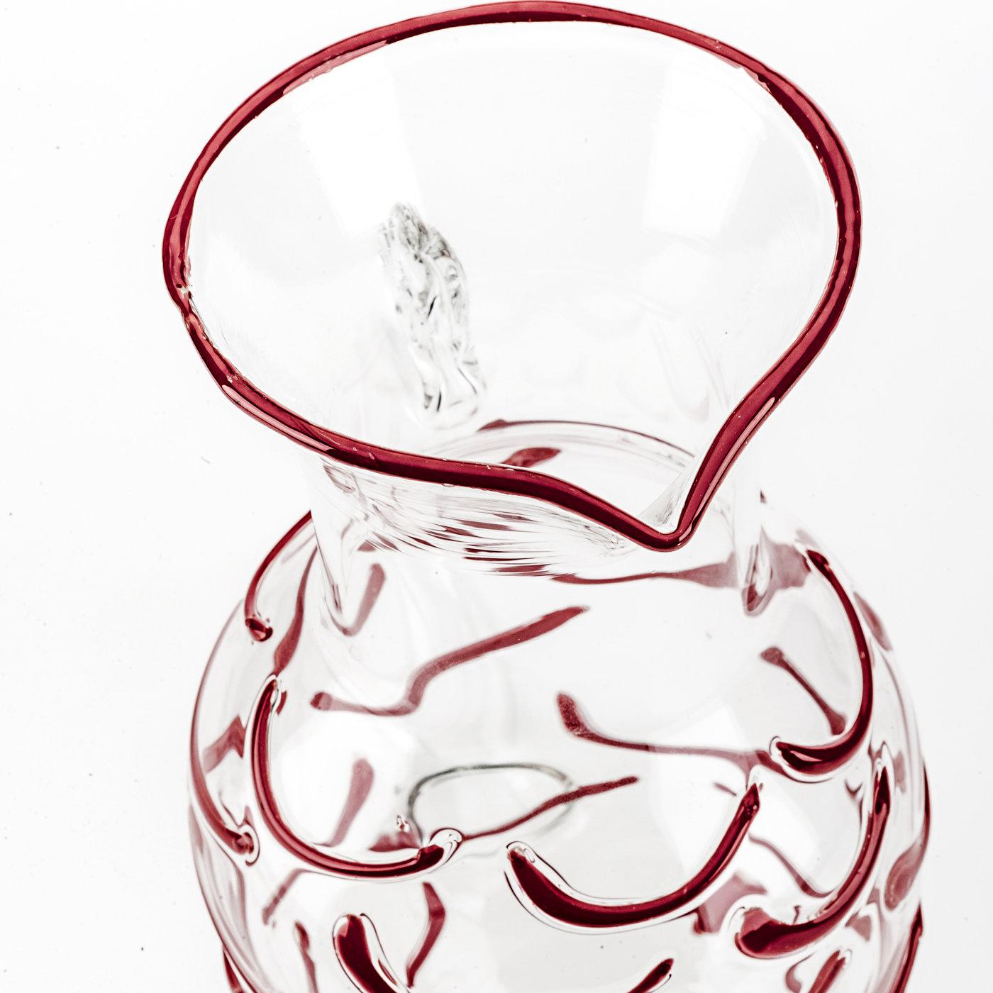 Red Fish Tail Jug In New Condition For Sale In Milan, IT