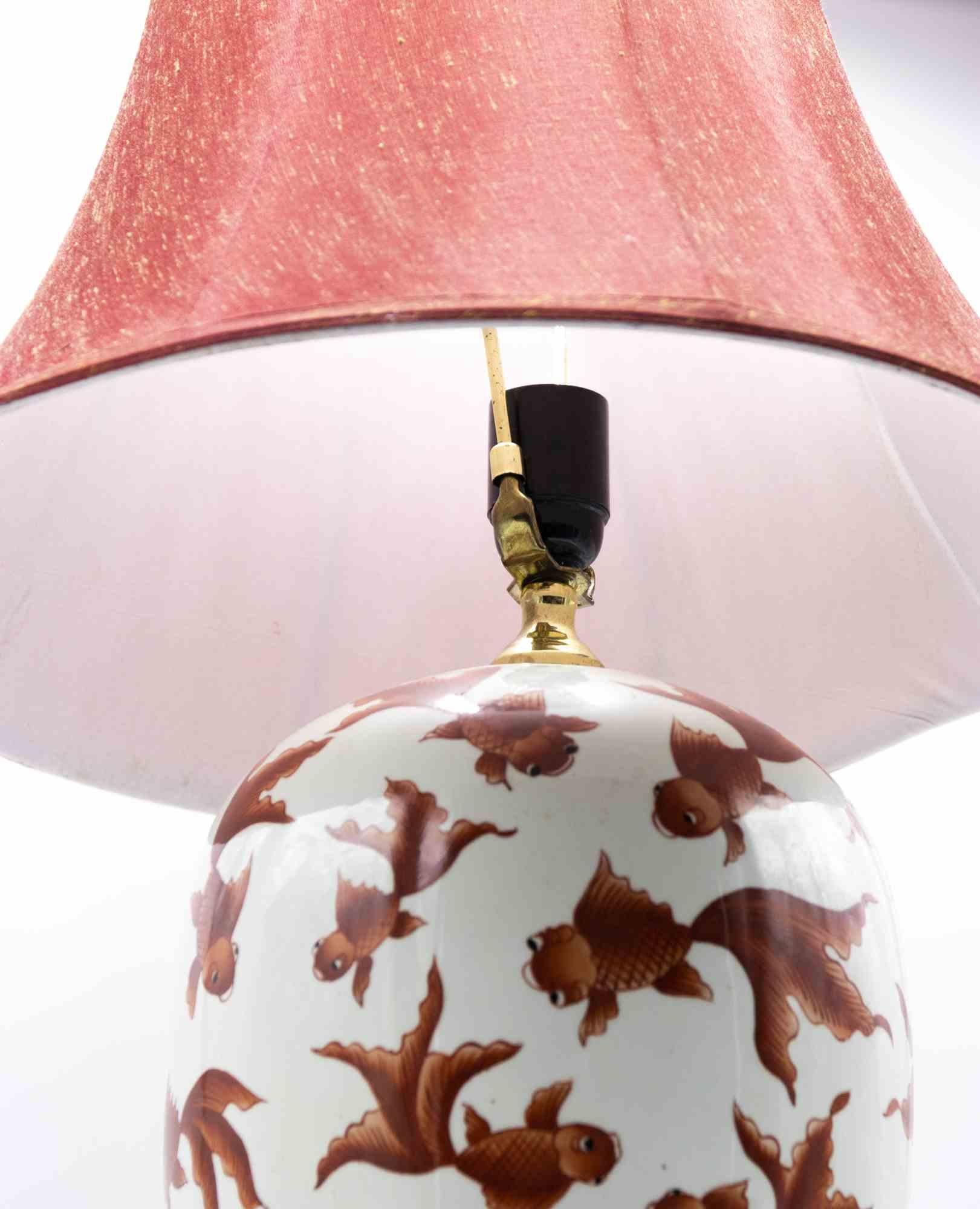 Red Fishes Lamps, Half of 20th Century For Sale 1