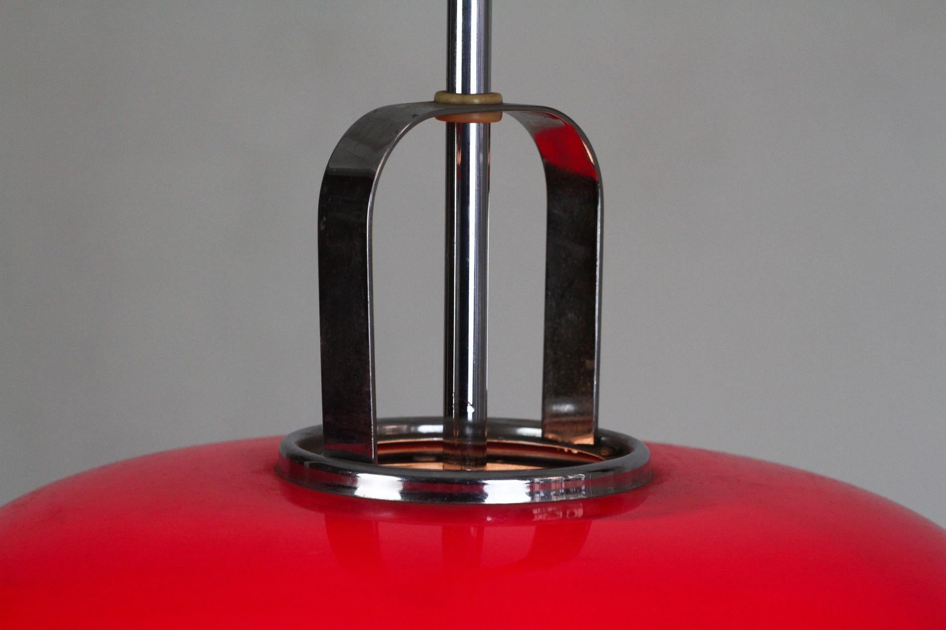 Red Floor Lamp by Harvey Guzzini, Meblo, 1970s 2