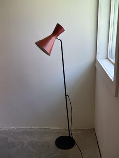 Red Floor Lamp for ASEA, Sweden