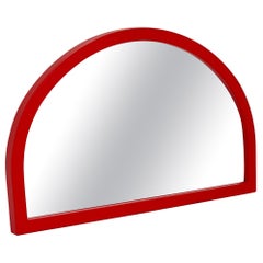 Red Frame Mirror by Anna Castelli Ferrieri for Kartell, 1980s