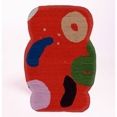 Red Fruti Rug, Large by Chuch Estudio