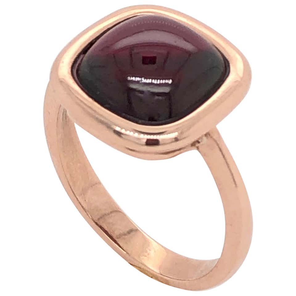 Witches Heart Garnet Ring For Sale at 1stDibs